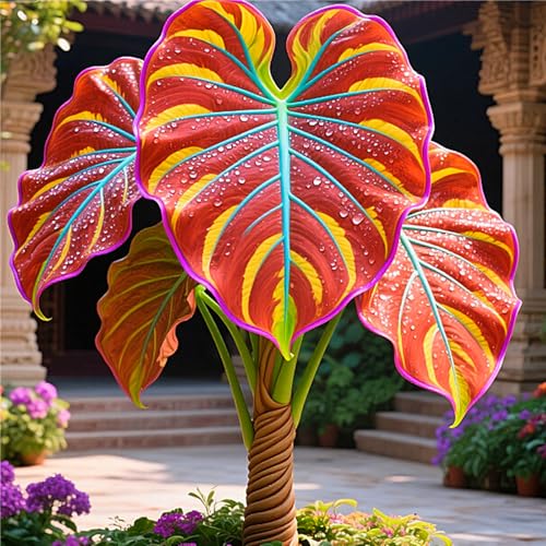 Elefantenohr,Elefantenohr Rhizome,Winterhart MehrjäHrig,Elefantenohr Winterhart,GroßRhizome-5 Rhizome-G von MJKIJBBO