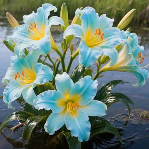 Taglilien Rhizome,Winterhart,Winterhart MehrjäHrig Rhizome,Hemerocallis Rhizome,Taglilien Winterhart-10 Rhizome-D von MJKIJBBO