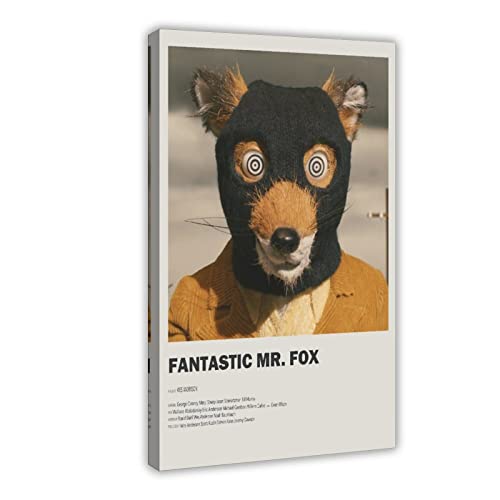 Fantastic Mr. Fox Leinwand-Poster, Schlafzimmer, Dekoration, Sport, Landschaft, Büro, Raumdekoration, Geschenkrahmen, 30 x 45 cm Fantastic Mr. Fox Leinwand-Poster, Schlafzimmer, Dekoration, Sport, Landschaft, Büro, Raumdekoration, Geschenkrahmen, 30 x 45 cm von MJKO
