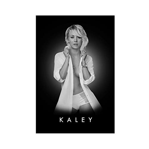 MJKO Kaley Cuoco 2 Leinwand-Poster, Schlafzimmer, Dekoration, Sport, Landschaft, Büro, Raumdekoration, Geschenk, ohne Rahmen, 30 x 45 cm von MJKO