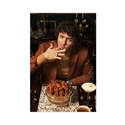 MJKO Pop Singer Jack Harlow Leinwand-Poster, Schlafzimmer, Dekoration, Sport, Landschaft, Büro, Raumdekoration, Geschenk, ohne Rahmen, 30 x 45 cm von MJKO