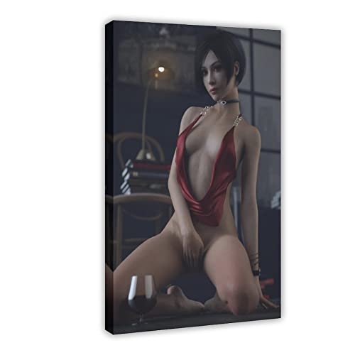 MJKO Resident Evil Ada Wong 3 Leinwand-Poster, Schlafzimmer, Dekoration, Sport, Landschaft, Büro, Raumdekoration, Geschenkrahmen, 60 x 90 cm von MJKO
