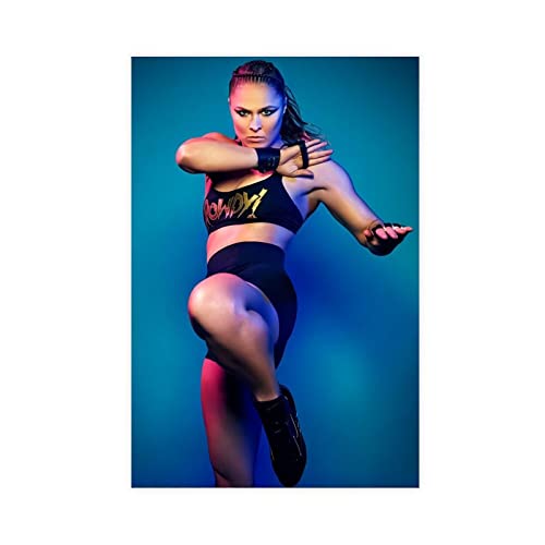 MJKO Ronda Rousey 11 Leinwand-Poster, Schlafzimmer, Dekoration, Sport, Landschaft, Büro, Raumdekoration, Geschenk, ohne Rahmen, 30 x 45 cm von MJKO