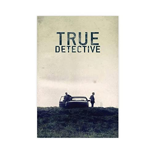 MJKO True Detective Leinwand-Poster, Wandkunst, Dekoration, Bild, Gemälde für Wohnzimmer, Schlafzimmer, Dekoration, Rahmen-Stil, 30 x 45 cm von MJKO