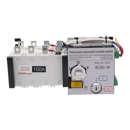 110/230 V Dual Power Automatic Transfer Switch 100 Amp Automatischer Generator-Umschalter 100 A/4P ATS-Isolationstyp 110/230 V Dual Power Automatic Transfer Switch 100 Amp Automatischer Generator-Umschalter 100 A/4P ATS-Isolationstyp von MJMLUCK