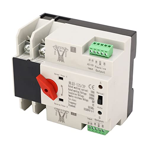 AC110V 100A Automatischer Transferschalter 2P ATS DUALL Power Transfer Switch, Automatischer Umschalter AC110V 100A Automatischer Transferschalter 2P ATS DUALL Power Transfer Switch, Automatischer Umschalter von MJMLUCK