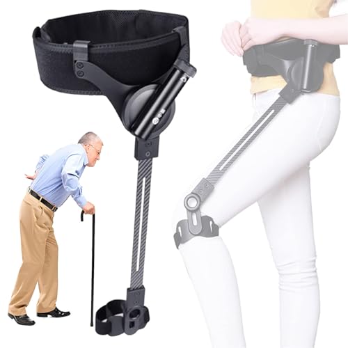 Bionic Body Power Gehhilfe, 3-stufig Verstellbarer Beinrehabilitationstrainer für ältere Menschen und Personen mit eingeschränkter Mobilität (rechts M) (Links mittel) von MJMLUCK