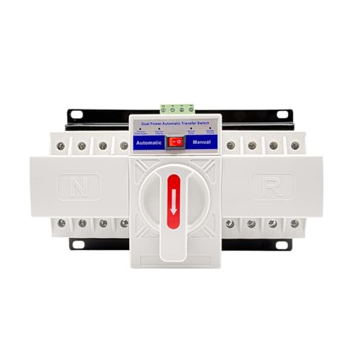 Dual Power ATS 2P/4P 63A Dual Power Automatischer Transferschalter AC230V (4P 63A) (4P 63A) von MJMLUCK
