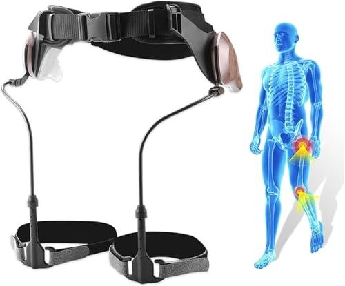 Gehhilfe, verstellbare bionische Body-Power-Gehhilfen, Bein-Reha-Trainingsgerät, Gehen kann 50% helfen, geeignet für Menschen mit eingeschränkter Mobilität und Langstreckenwanderungen. von MJMLUCK
