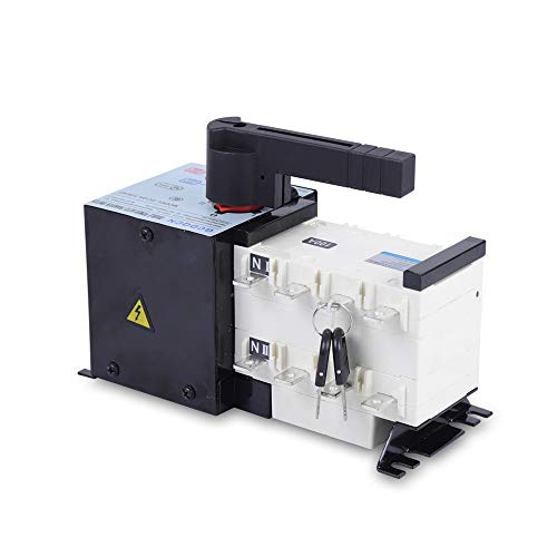 MJMLUCK 63A 4P Dual Power Automatischer Transferschalter 110V Generator-Umschalter 60HZ (4P 100A) von MJMLUCK