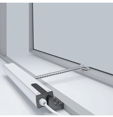 MJMLUCK Automatic Window Opener,Electric Window Opener Actuator W/Wall Switch and Remote Control,Max 400N,Motorized Chain Window Opener(700mm) von MJMLUCK