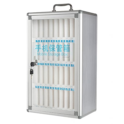 MJMLUCK Cell Phone Storage Cabinet 24,32,48,60Position Cell Phone Storage Box Pocket Chart Storage Locker Box Wall-Mounted Mobile Phone Locker Restaurant Storage Cabinet Gift,24 Slots (36 Slots) (36 von MJMLUCK