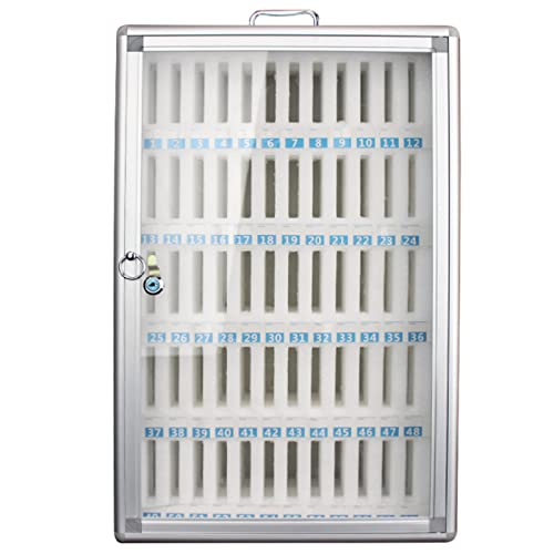 MJMLUCK Cell Phone Storage Cabinet Cell Phones Storage Staff Mobile Phone Storage Box Kitchen Furniture Locks for Mobile Phone Locker Office,Holds 32 Phones (Holds 60 Phones) (Holds 60 Phones) von MJMLUCK