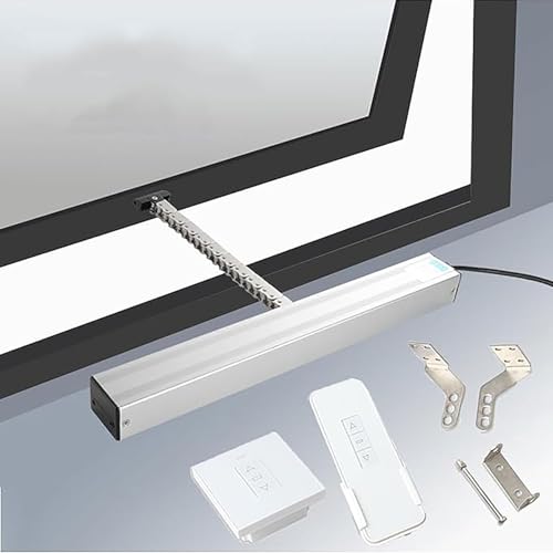 MJMLUCK Electric Window Opener Actuator, Electric Chain Window Opener with with Remote Control, Double-Layer Chain and Silent Design, for Skylight Conservatory/Roof(300mm) von MJMLUCK