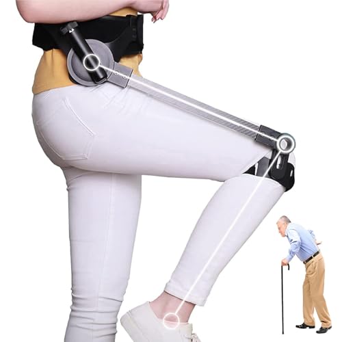 MJMLUCK Ergonomische Gehhilfe, Rehabilitationstrainer für Schlaganfall/Hemiplegie, Mobilitätsunterstützung zum Wandern/Reisen (klein/rechts) (rechts mittel) von MJMLUCK