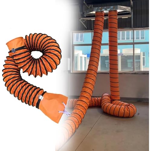MJMLUCK Flexibler PVC-Kanalschlauch, 6 8 10 12 14 16 18 20 22 24 28 30 22 36 Zoll, HVAC-Kanalschlauch, feuerhemmend für Ventilator-Gebläse mit verstellbarem Seil und D-Ring, einfache Lagerung (950 m MJMLUCK Flexibler PVC-Kanalschlauch, 6 8 10 12 14 16 18 20 22 24 28 30 22 36 Zoll, HVAC-Kanalschlauch, feuerhemmend für Ventilator-Gebläse mit verstellbarem Seil und D-Ring, einfache Lagerung (950 m von MJMLUCK