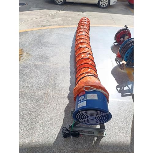 MJMLUCK Flexibler PVC-Kanalschlauch, 8 10 12 14 16 18 20 22 24 28 30 22 36 Zoll Kanalschlauch mit verstellbarem Seil für Gebläse, Abluftventilator, Kanalschlauch, Faltbarer Abluftkanal, einfache Lag MJMLUCK Flexibler PVC-Kanalschlauch, 8 10 12 14 16 18 20 22 24 28 30 22 36 Zoll Kanalschlauch mit verstellbarem Seil für Gebläse, Abluftventilator, Kanalschlauch, Faltbarer Abluftkanal, einfache Lag von MJMLUCK