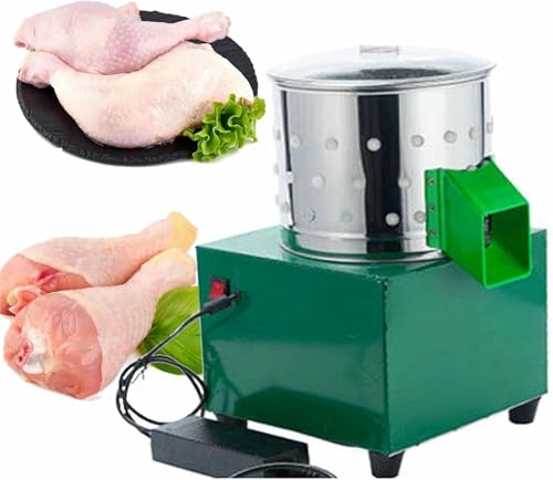 MJMLUCK Hühnerrupfmaschine, Geflügelrupfmaschine, Hochleistungsrupfmaschine, Zubehör für Hühnerbrüh- und Epiliergeräte, Enthaarungsfarm, Geflügelrupfmaschine für Enten- und Gänsefarmen von MJMLUCK