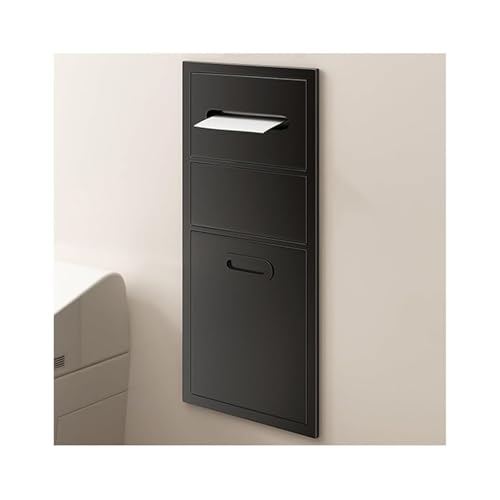 MJMLUCK Kommerzieller Papierhandtuchspender/Abfallbehälter aus Edelstahl für den Einbau. Kommerzieller Handtuchspender mit Mülleimer. Toilettenpapierspender. Nische für Badezimmertoilette MJMLUCK Kommerzieller Papierhandtuchspender/Abfallbehälter aus Edelstahl für den Einbau. Kommerzieller Handtuchspender mit Mülleimer. Toilettenpapierspender. Nische für Badezimmertoilette von MJMLUCK