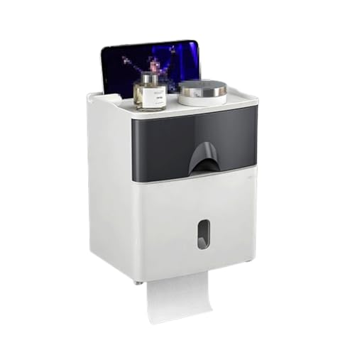 MJMLUCK Kommerzieller Papierhandtuchspender mit Aufbewahrungsschublade, Selbstklebender Toilettenpapierspender, C-Falz-/Multifold-/Rollenpapierhandtuchhalter für Badezimmer, gewerbliche to MJMLUCK Kommerzieller Papierhandtuchspender mit Aufbewahrungsschublade, Selbstklebender Toilettenpapierspender, C-Falz-/Multifold-/Rollenpapierhandtuchhalter für Badezimmer, gewerbliche to von MJMLUCK
