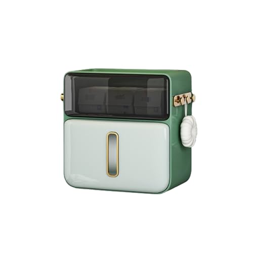 MJMLUCK Kommerzieller Papierhandtuchspender mit Schublade und seitlichen Haken, Taschentuchbox für das Badezimmer, Wandmontage, Papierhandtuchhalter aus Kunststoff, wasserdichter Serviette MJMLUCK Kommerzieller Papierhandtuchspender mit Schublade und seitlichen Haken, Taschentuchbox für das Badezimmer, Wandmontage, Papierhandtuchhalter aus Kunststoff, wasserdichter Serviette von MJMLUCK