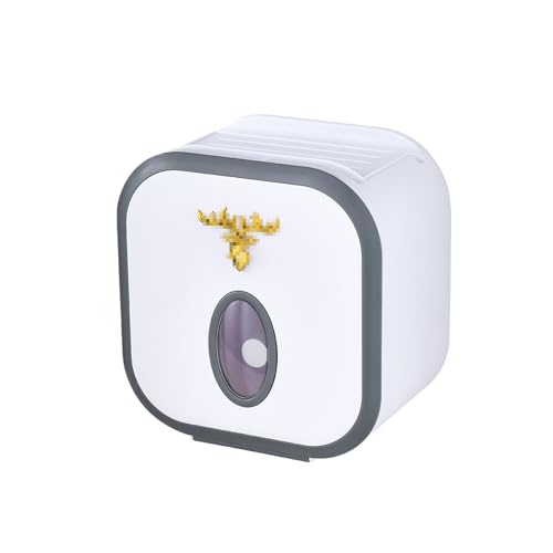 MJMLUCK Kommerzieller Papierhandtuchspender mit abnehmbarem Regal, Toilettenpapierhalter, Wandmontage, Handtuchspender, Badezimmer-Servietten-Taschentuchbox für Küchentoiletten (weiß) von MJMLUCK