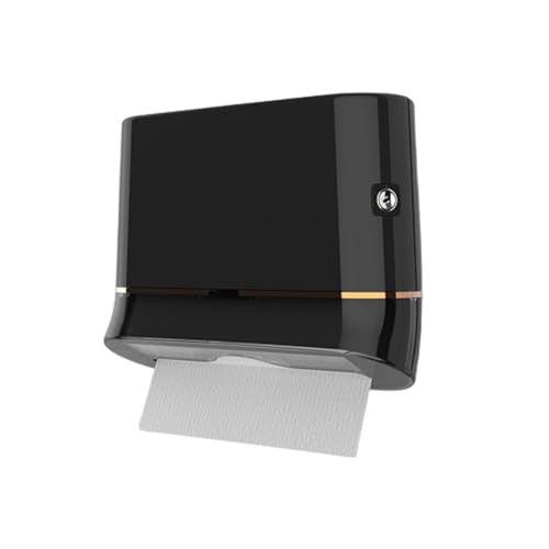 MJMLUCK Kommerzieller Papierhandtuchspender zur Wandmontage, kommerzieller C-Falz-Multifold-Trifold-Taschentuchspender mit Schloss, dekorativer Handtuchhalter aus Kunststoff für die Toilet MJMLUCK Kommerzieller Papierhandtuchspender zur Wandmontage, kommerzieller C-Falz-Multifold-Trifold-Taschentuchspender mit Schloss, dekorativer Handtuchhalter aus Kunststoff für die Toilet von MJMLUCK