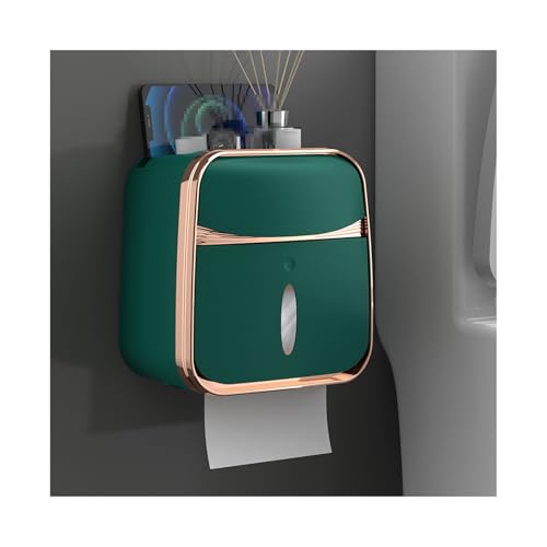 MJMLUCK Kommerzieller Toilettenpapierspender zur Wandmontage mit Schublade, Selbstklebender Taschentuchspender, doppellagiger Handtuchhalter für Private, gewerbliche Badezimmer und Toilett MJMLUCK Kommerzieller Toilettenpapierspender zur Wandmontage mit Schublade, Selbstklebender Taschentuchspender, doppellagiger Handtuchhalter für Private, gewerbliche Badezimmer und Toilett von MJMLUCK