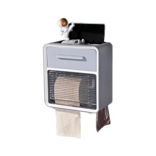 MJMLUCK Kommerzieller kreativer Papierhandtuchspender, Wandmontage, Badezimmer-Toilettenpapierbox mit Schublade, Selbstklebender Kunststoff, mehrfach gefaltet, C-förmiger Handtuchspender f MJMLUCK Kommerzieller kreativer Papierhandtuchspender, Wandmontage, Badezimmer-Toilettenpapierbox mit Schublade, Selbstklebender Kunststoff, mehrfach gefaltet, C-förmiger Handtuchspender f von MJMLUCK