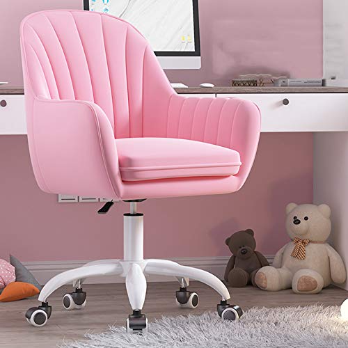 MJMLUCK Moderner ergonomischer Bürostuhl, Gelb, Samt und Polyurethan, 120 kg Tragkraft, höhenverstellbar, 360°-Lenkrollen (Nr. 1) von MJMLUCK