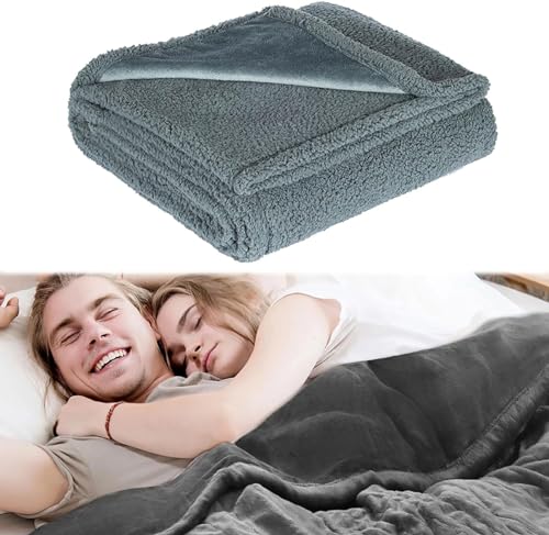 MJMLUCK Multifunktionale Liebesdecke Wasserdicht, Doppelte Flanell wasserdichte Decke für Sex, Multifunktional Decke wasserdichte Hundedecke Schützt Die Sofa Matratze und Möbel (Grey XL: 145 * 216CM) MJMLUCK Multifunktionale Liebesdecke Wasserdicht, Doppelte Flanell wasserdichte Decke für Sex, Multifunktional Decke wasserdichte Hundedecke Schützt Die Sofa Matratze und Möbel (Grey XL: 145 * 216CM) von MJMLUCK