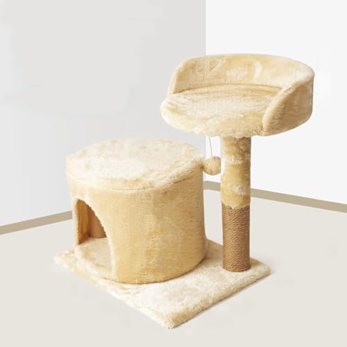 MJMLUCK Multifunktionales Katzenklettergerüst, Katzenklettergerüst, Katzennest, integrierte große schmutzabweisende Sprungplattform, Katzenspielzeug, Kratzbrett Katze MJMLUCK Multifunktionales Katzenklettergerüst, Katzenklettergerüst, Katzennest, integrierte große schmutzabweisende Sprungplattform, Katzenspielzeug, Kratzbrett Katze von MJMLUCK