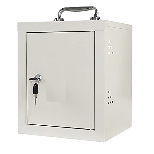MJMLUCK Phone Locker with Lock and Keys 24,32,48,60Position Cell Phone Storage Box Student Mobile Phone Storage Box with Handle for Office Classroom Restaurant Storage Cabinet,48 Slots (12 Slots) (1 von MJMLUCK