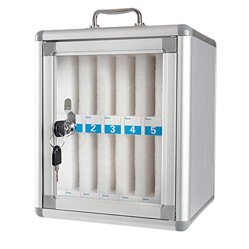 MJMLUCK Phone Storage Locker Wall Mounted Cell Phone Locker Cabinet Pocket Locker Box Wall-Mounted Mobile Phone Locker Classroom Table Office Storag,24 Slots (24 Slots) (12 Slots) von MJMLUCK