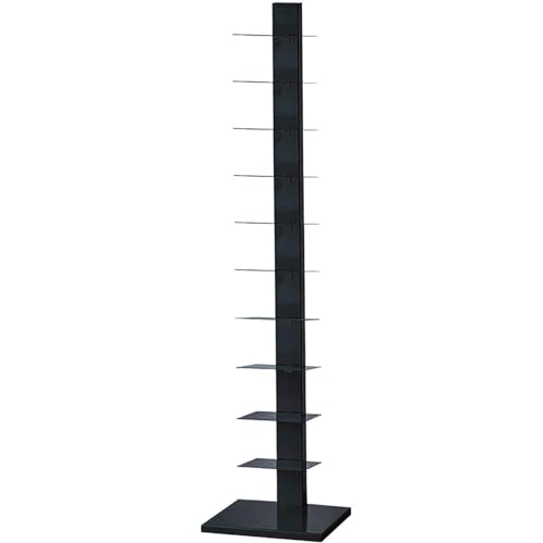 MJMLUCK Robustes Bücherregal mit Metallrücken, unsichtbares Bücherregal mit 4–11 Ebenen, herausnehmbaren Regalböden und verdicktem Sockel, vertikales Bücherregal, Verschiedene Größen und Farben für MJMLUCK Robustes Bücherregal mit Metallrücken, unsichtbares Bücherregal mit 4–11 Ebenen, herausnehmbaren Regalböden und verdicktem Sockel, vertikales Bücherregal, Verschiedene Größen und Farben für von MJMLUCK