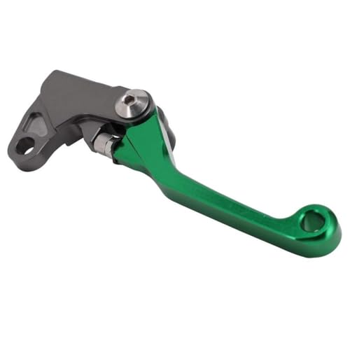 MJXACRLF Aluminiumbremsgriff Hebel, kompatibel mit KLX110 2010-2023 KLX110L 2010-2023 Pit Dirt Bike Motorradteile(Green) von MJXACRLF