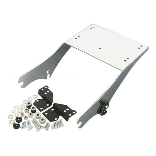 MJXACRLF Motorrad -Trunk -Unterstützung T1 mit Montage Fiting Touring Tour Pak Pack Models 1997 bis 2008 kompatibel mit verschiedenen Fahrrädern(Chrome Set) von MJXACRLF