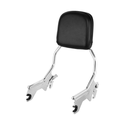 MJXACRLF Sissy Bar für Heritage Softail Slim Street Bob Deluxe Motorräder kompatibel mit Modellen 2018-2024(Chrome) von MJXACRLF