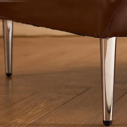 MJYDKBZ Möbelfüße 15cm Konisch, 4 Stück Möbelbeine Stütz Möbelfüsse Chrom Tischfüße Eisen | Galvanikfläche Sofasfüße Höhe: 10-43cm Schrankfüße Couchtischbeine Sofas Tischbeine 15cm/6" von MJYDKBZ