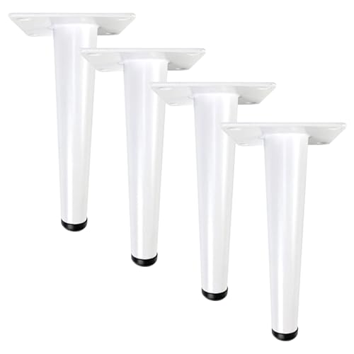 MJYDKBZ Möbelfüße 30cm Metall, 4 Stück Möbelbeine Stütz Möbelfüsse Weiß Tischfüße Eisen | Sprühfarbe Sofasfüße Höhe: 10-72cm Schrankfüße Couchtischbeine Sofas Beine Tischbeine 30cm/11.8" MJYDKBZ Möbelfüße 30cm Metall, 4 Stück Möbelbeine Stütz Möbelfüsse Weiß Tischfüße Eisen | Sprühfarbe Sofasfüße Höhe: 10-72cm Schrankfüße Couchtischbeine Sofas Beine Tischbeine 30cm/11.8" von MJYDKBZ