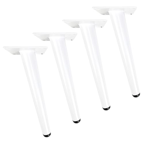 MJYDKBZ Möbelfüße 30cm Weiß, 4 Stück Möbelbeine Stütz Möbelfüsse Weiß Tischfüße Eisen | Sprühfarbe Sofasfüße Höhe: 10-72cm Schrankfüße Couchtischbeine Sofa Tischbeine 30cm/11.8" MJYDKBZ Möbelfüße 30cm Weiß, 4 Stück Möbelbeine Stütz Möbelfüsse Weiß Tischfüße Eisen | Sprühfarbe Sofasfüße Höhe: 10-72cm Schrankfüße Couchtischbeine Sofa Tischbeine 30cm/11.8" von MJYDKBZ