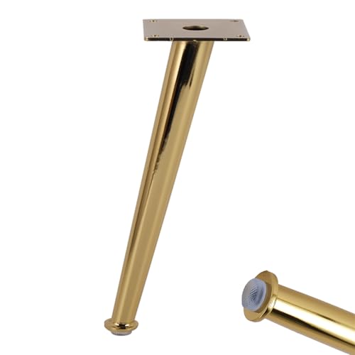 MJYDKBZ Möbelfüße Konisch Moderne, 4 Stück Möbelbeine Stütz Möbelfüsse Gold Tischfüße Eisen | Galvanikfläche Sofasfüße Höhe: 10-30cm Schrankfüße Couchtischbeine Sofas Beine Tischbeine 25cm/9.8" MJYDKBZ Möbelfüße Konisch Moderne, 4 Stück Möbelbeine Stütz Möbelfüsse Gold Tischfüße Eisen | Galvanikfläche Sofasfüße Höhe: 10-30cm Schrankfüße Couchtischbeine Sofas Beine Tischbeine 25cm/9.8" von MJYDKBZ