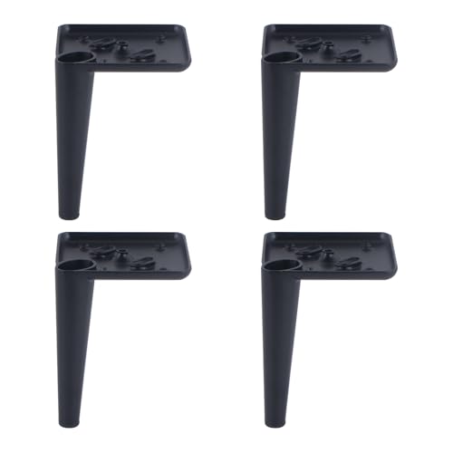 MJYDKBZ Möbelfüße Konisch Moderne, 4 Stück Möbelbeine Stütz Möbelfüsse Schwarz Tischfüße Eisen | Sprühfarbe Sofasfüße Höhe: 13-17cm Schrankfüße Couchtischbeine Sofas Beine Tischbeine 13cm/5.1" MJYDKBZ Möbelfüße Konisch Moderne, 4 Stück Möbelbeine Stütz Möbelfüsse Schwarz Tischfüße Eisen | Sprühfarbe Sofasfüße Höhe: 13-17cm Schrankfüße Couchtischbeine Sofas Beine Tischbeine 13cm/5.1" von MJYDKBZ
