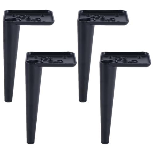 MJYDKBZ Möbelfüsse Konisch Schwarz, 4 Stück Möbelbeine Stütz Möbelfüße Schwarz Tischfüße Eisen | Sprühfarbe Sofasfüße Höhe: 13-17cm Schrankfüße Couchtischbeine Sofas Beine Tischbeine 17cm/6.7" MJYDKBZ Möbelfüsse Konisch Schwarz, 4 Stück Möbelbeine Stütz Möbelfüße Schwarz Tischfüße Eisen | Sprühfarbe Sofasfüße Höhe: 13-17cm Schrankfüße Couchtischbeine Sofas Beine Tischbeine 17cm/6.7" von MJYDKBZ