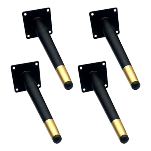 MJYDKBZ Möbelfüße Stütz Konisch, 4 Stück Möbelbeine Stütz Möbelfüsse Schwarz Gold Tischfüße Eisen | Sprühfarbe Sofasfüße Höhe: 10-72cm Schrankfüße Couchtischbeine Sofas Tischbeine 40cm/15.7" MJYDKBZ Möbelfüße Stütz Konisch, 4 Stück Möbelbeine Stütz Möbelfüsse Schwarz Gold Tischfüße Eisen | Sprühfarbe Sofasfüße Höhe: 10-72cm Schrankfüße Couchtischbeine Sofas Tischbeine 40cm/15.7" von MJYDKBZ