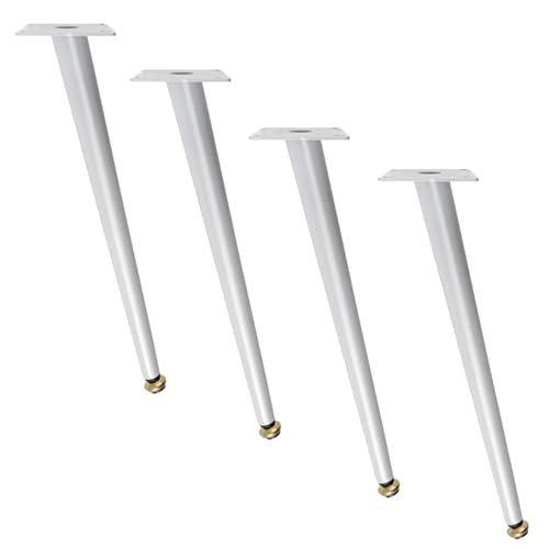 MJYDKBZ Möbelfüße Weiß Metall, 4 Stück Möbelbeine Verstellbar Möbelfüsse Konisch Tischfüße Eisen | Sprühfarbe Sofasfüße Höhe: 10.5-72.5cm Schrankfüße Couchtischbeine Sofas Beine Tischbeine 30.5cm/12" MJYDKBZ Möbelfüße Weiß Metall, 4 Stück Möbelbeine Verstellbar Möbelfüsse Konisch Tischfüße Eisen | Sprühfarbe Sofasfüße Höhe: 10.5-72.5cm Schrankfüße Couchtischbeine Sofas Beine Tischbeine 30.5cm/12" von MJYDKBZ