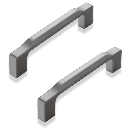 MJYDKBZ Möbelgriffe, 2 Stück Schrankgriffe Grau Schubladengriffe Zinklegierung | Galvanik Oberfläche, Küchengriffe Bohrlochabstand: 96mm/3.8in Gesamtlänge: 115mm/5.4in Türgriffe Spiegelschrankgriff MJYDKBZ Möbelgriffe, 2 Stück Schrankgriffe Grau Schubladengriffe Zinklegierung | Galvanik Oberfläche, Küchengriffe Bohrlochabstand: 96mm/3.8in Gesamtlänge: 115mm/5.4in Türgriffe Spiegelschrankgriff von MJYDKBZ