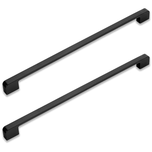 MJYDKBZ Schubladengriffe, 2 Stück Kommodengriffe Schwarz Möbelgriffe Zinklegierung | Sprühfarbe, für Küchenschränke Möbelknöpfe Lochabstand der Montage: 320mm/12.5in Küchengriffe mit Schrauben MJYDKBZ Schubladengriffe, 2 Stück Kommodengriffe Schwarz Möbelgriffe Zinklegierung | Sprühfarbe, für Küchenschränke Möbelknöpfe Lochabstand der Montage: 320mm/12.5in Küchengriffe mit Schrauben von MJYDKBZ