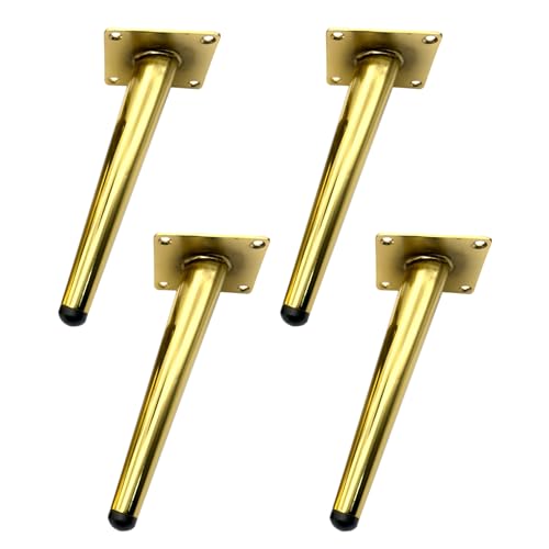 MJYDKBZ Sofabeine Konisch Gold, 4 Stück Sofafüße Stütz Sofafusse Gold Möbelfüße Eisen | Sprühfarbe Tischfüße Höhe: 10-72cm Schrankfüße Couchtischbeine Tischbeine Möbelfüsse 40cm/15.7" MJYDKBZ Sofabeine Konisch Gold, 4 Stück Sofafüße Stütz Sofafusse Gold Möbelfüße Eisen | Sprühfarbe Tischfüße Höhe: 10-72cm Schrankfüße Couchtischbeine Tischbeine Möbelfüsse 40cm/15.7" von MJYDKBZ