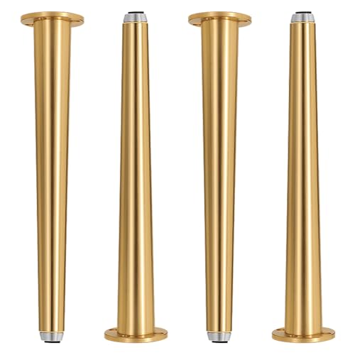 MJYDKBZ Sofafüße 25cm Gold, 4 Stück Möbelfüße Verstellbar Sofafüsse Konisch Möbelfüße Aluminiumlegierung | Eloxierte Tischfüße Höhe: 10-25cm Schrankfüße Couchtischbeine Tischbeine Sofabeine 25cm/9.8" MJYDKBZ Sofafüße 25cm Gold, 4 Stück Möbelfüße Verstellbar Sofafüsse Konisch Möbelfüße Aluminiumlegierung | Eloxierte Tischfüße Höhe: 10-25cm Schrankfüße Couchtischbeine Tischbeine Sofabeine 25cm/9.8" von MJYDKBZ